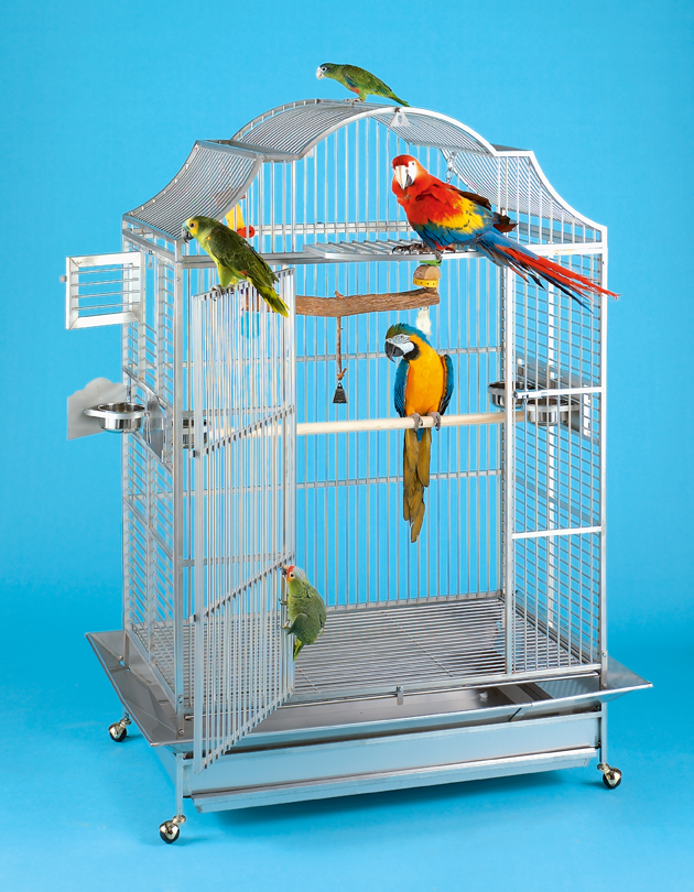 Nerezové klece a voliéry