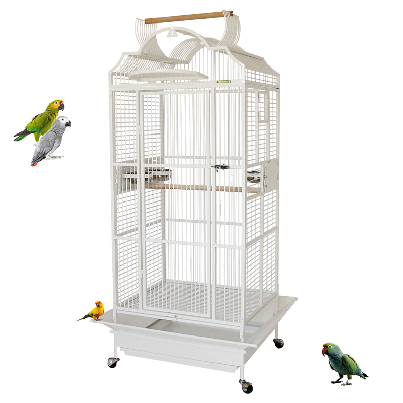 Klec pro papouška 206 v bílém provedení