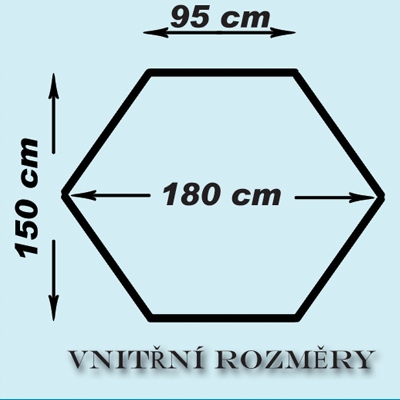 Rozměry základny voliéry 605SS