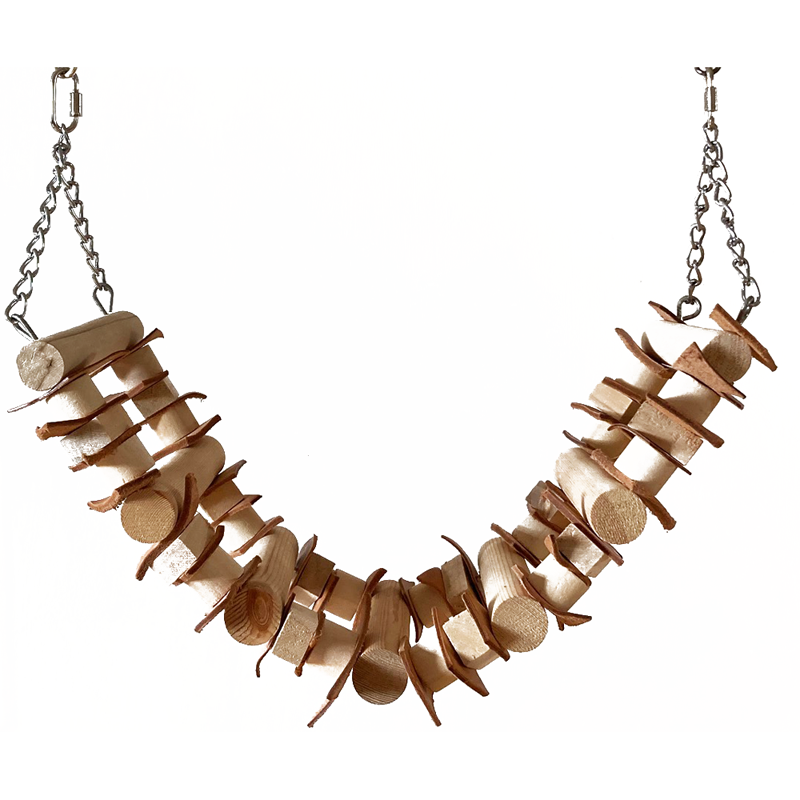 Žebřík a houpačka s velkými kůžemi H52