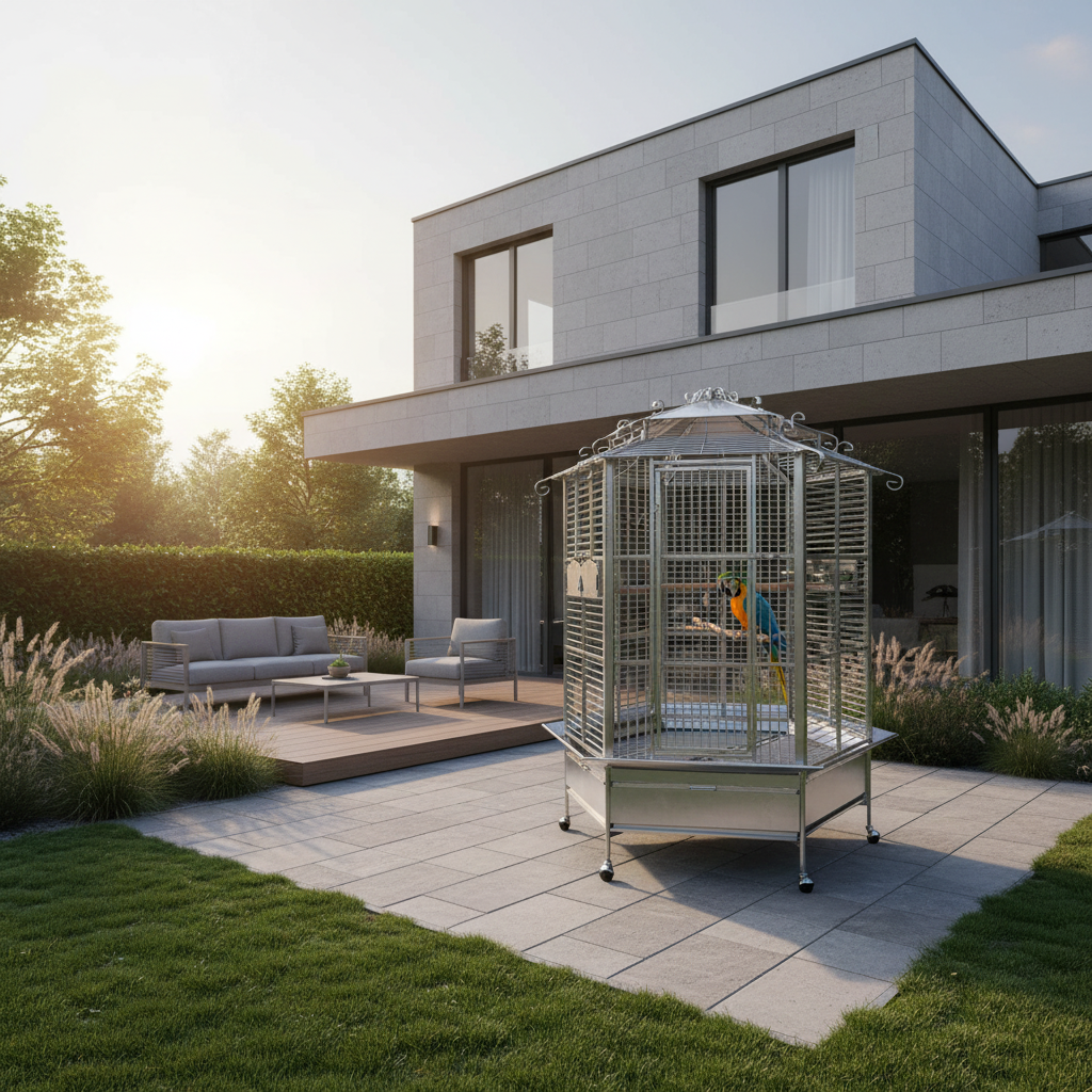 Voliéra 508LX SS na terase