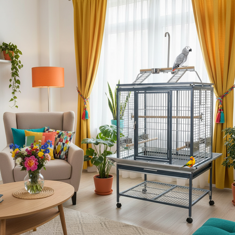 Luxusní klec z velmi tvrdého hliníku