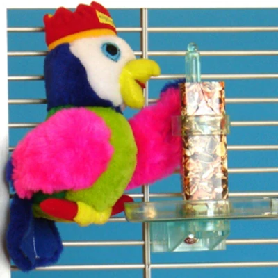 2 v 1 krmítko a držák na tyčinky, větvičky