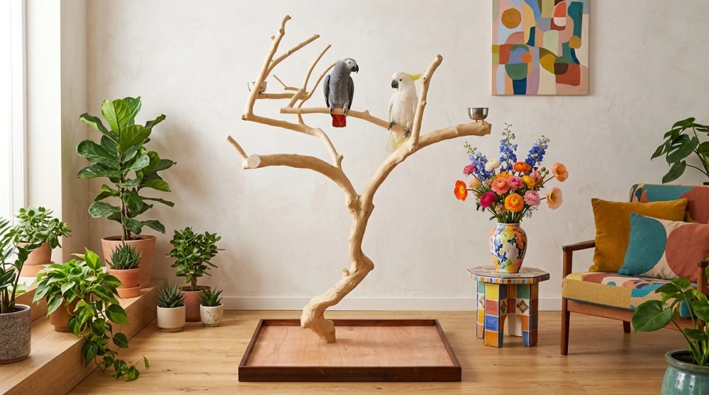 Vysoký, košatý strom z kávovníku AL3036