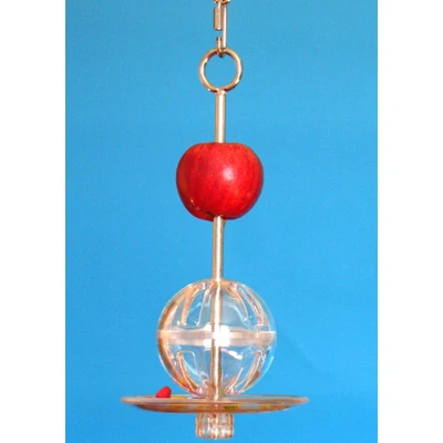 Krmítko, jehla na ovoce, hračka 3 v 1 NEREZ A TVRZENÝ POLYKARBONÁT