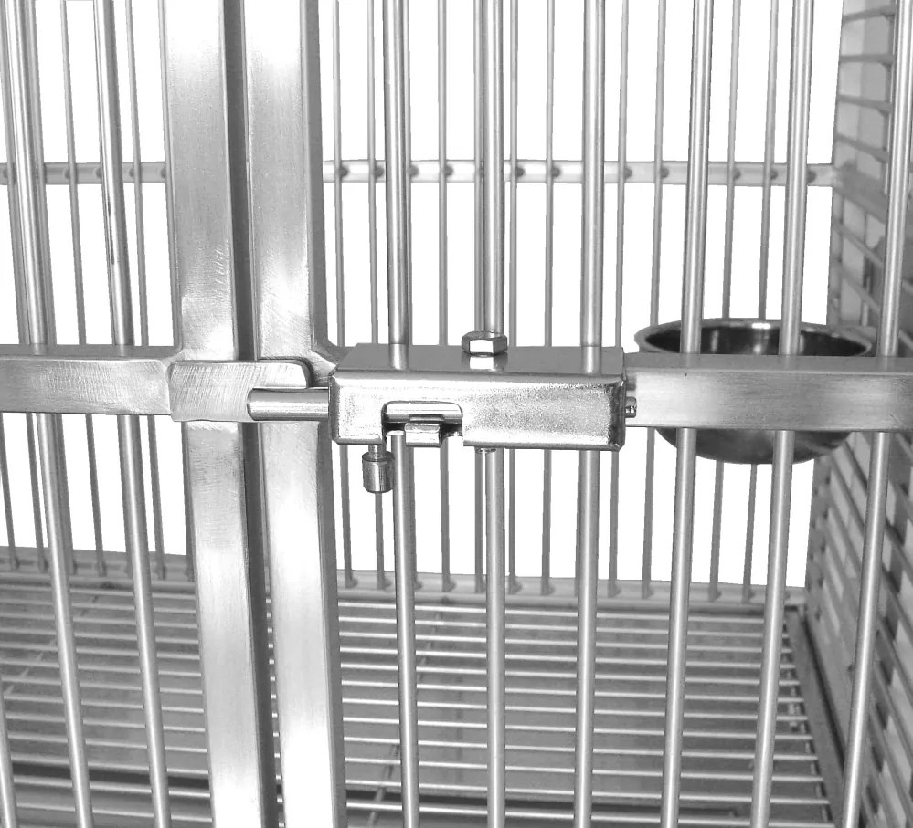 Nerezová klec pro malé a střední papoušky 3224SS