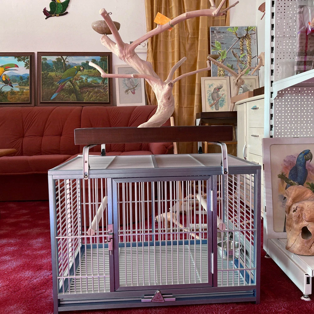 Velká přepravní klec z velmi tvrdého hliníku