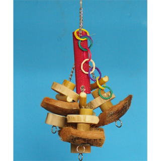 Brusné bidlo XL a hračka 2 v 1 - brousí a zabaví, 40 x 20 cm