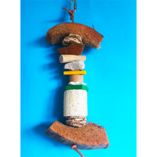 Přírodní kousky na kůži XL, 36 x 15 cm