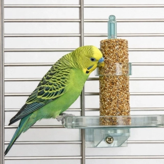 2 v 1 krmítko a držák na tyčinky, větvičky