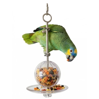 Krmítko, jehla na ovoce, hračka 3 v 1 NEREZ A TVRZENÝ POLYKARBONÁT