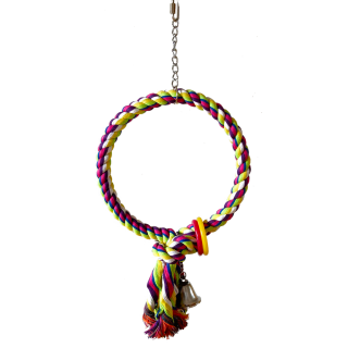 Silný kruh L s hračkou, 29 cm (šířka)