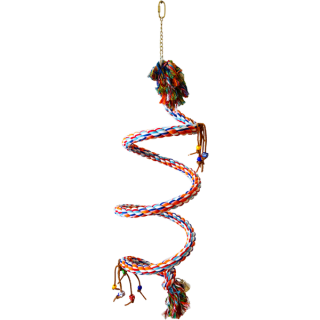 Pružina L s hračkami a kůžemi, délka 260 cm