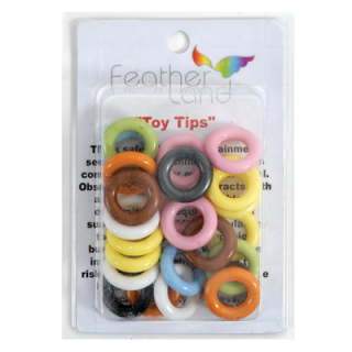 Plastové kroužky pro opravu / výrobu hraček, 24 ks, 2,5 cm (průměr)