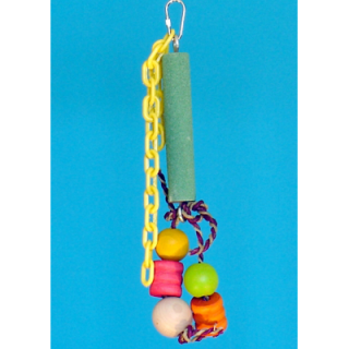 Brusné bidlo s hračkou velikosti S, 30 x 8 cm