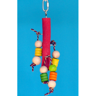 Brusné bidlo s hračkou velikosti M, 35 x 10 cm