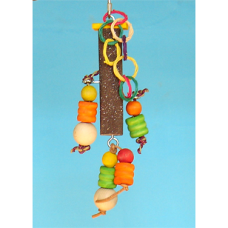 Brusné bidlo s hračkou velikosti L, 37 x 12 cm