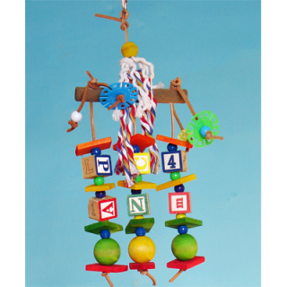 Naučná hračka s brusným bidlem L a kůžemi, 47 x 18 cm