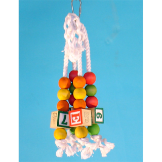 Barevné variance naučných kostek a kuliček, 29 x 10 cm