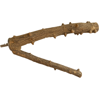 Vidlička z pepřovníku pro malé papoušky