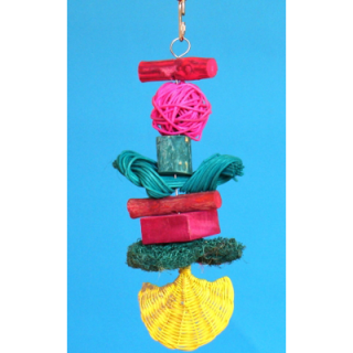 Ratanová hračka s kávovníkem, 31 x 8 cm