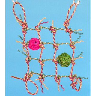 Šplhací síť, 17 x 17 cm