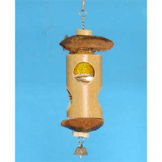 Bambusová lampička s překvapením a zvonečkem XL, 42 x 11 cm